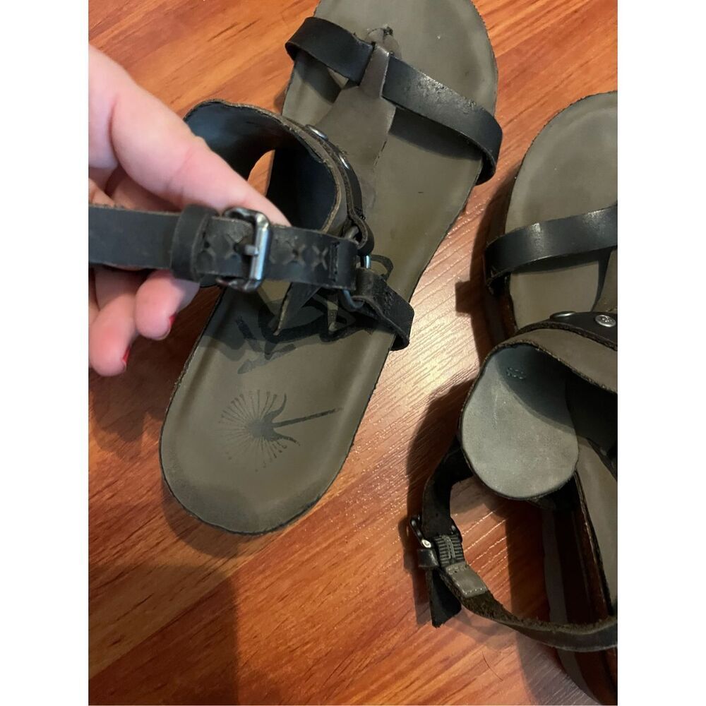 OTBT Maverick Platform Leather T strap Thong Slingback size 9. - Picture 4 of 15